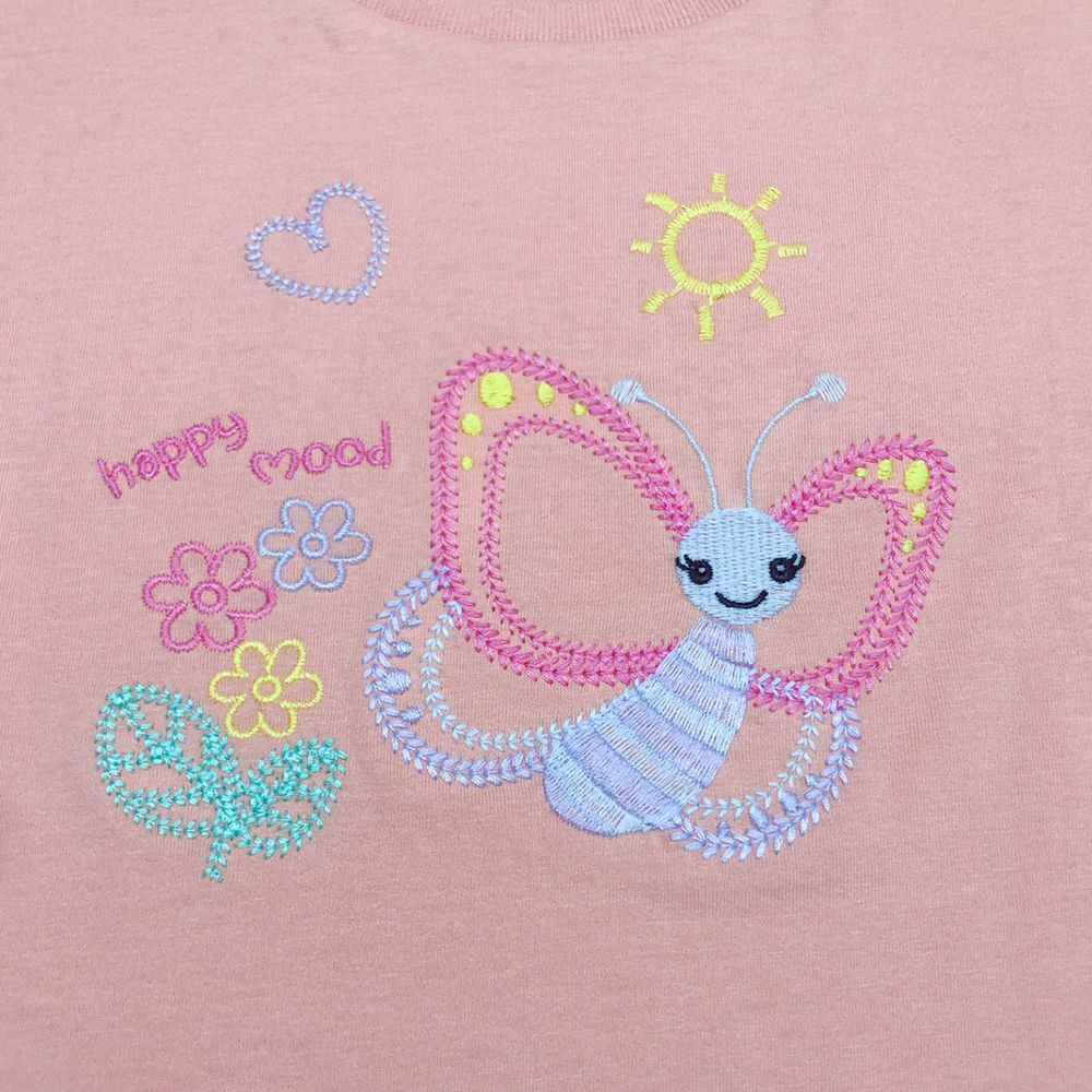 MESTYLE เสื้อแขนสั้น SUNSHINE สีโอโรส ไซส์ 3