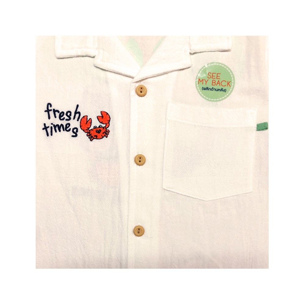 MESTYLE WOVEN SHIRT SUNSHINE BEIGE SIZE 2