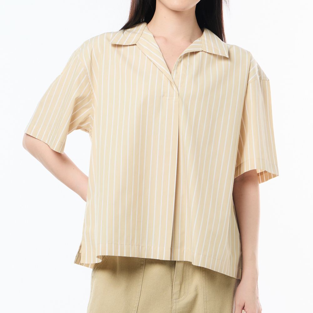 MESTYLE เสื้อพิมพ์ลาย สีน้ำตาล ไซซ์ M