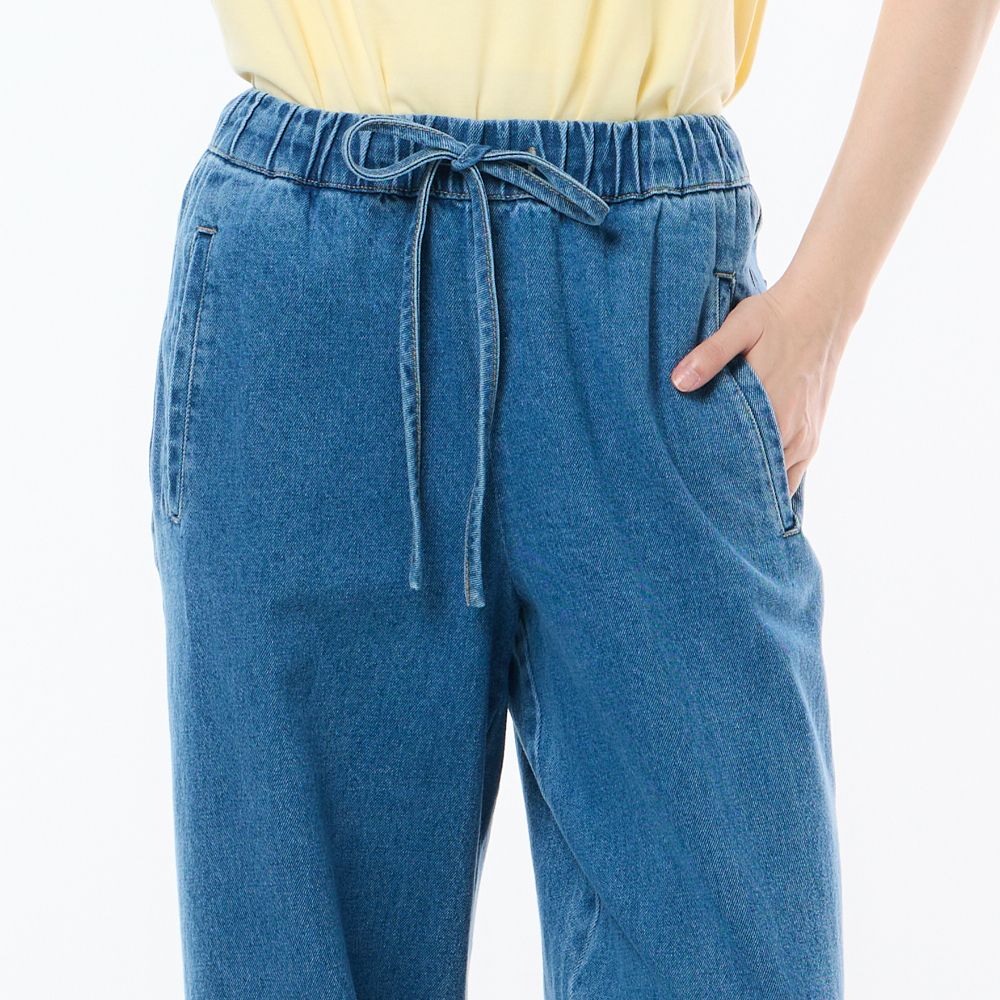 MESTYLE กางเกงยีนส์ขาบาน สีเข้ม ไซซ์ 2XL