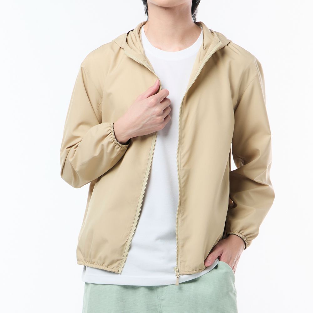 MESTYLE เสื้อฮูดยูวี สีกากี ไซซ์ XL