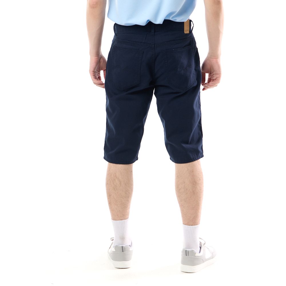 MESTYLE กางเกงขาสั้นทวิล สีกรมท่า ไซซ์ 38