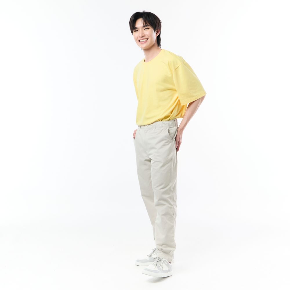 MESTYLE กางเกงขายาวมินิมอล สีเบจ ไซซ์ 36