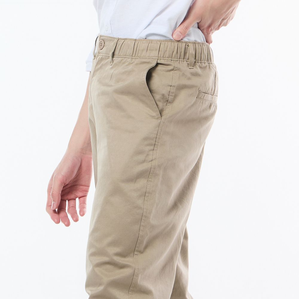 MESTYLE กางเกงขายาวมินิมอล สีกากี ไซซ์ 38