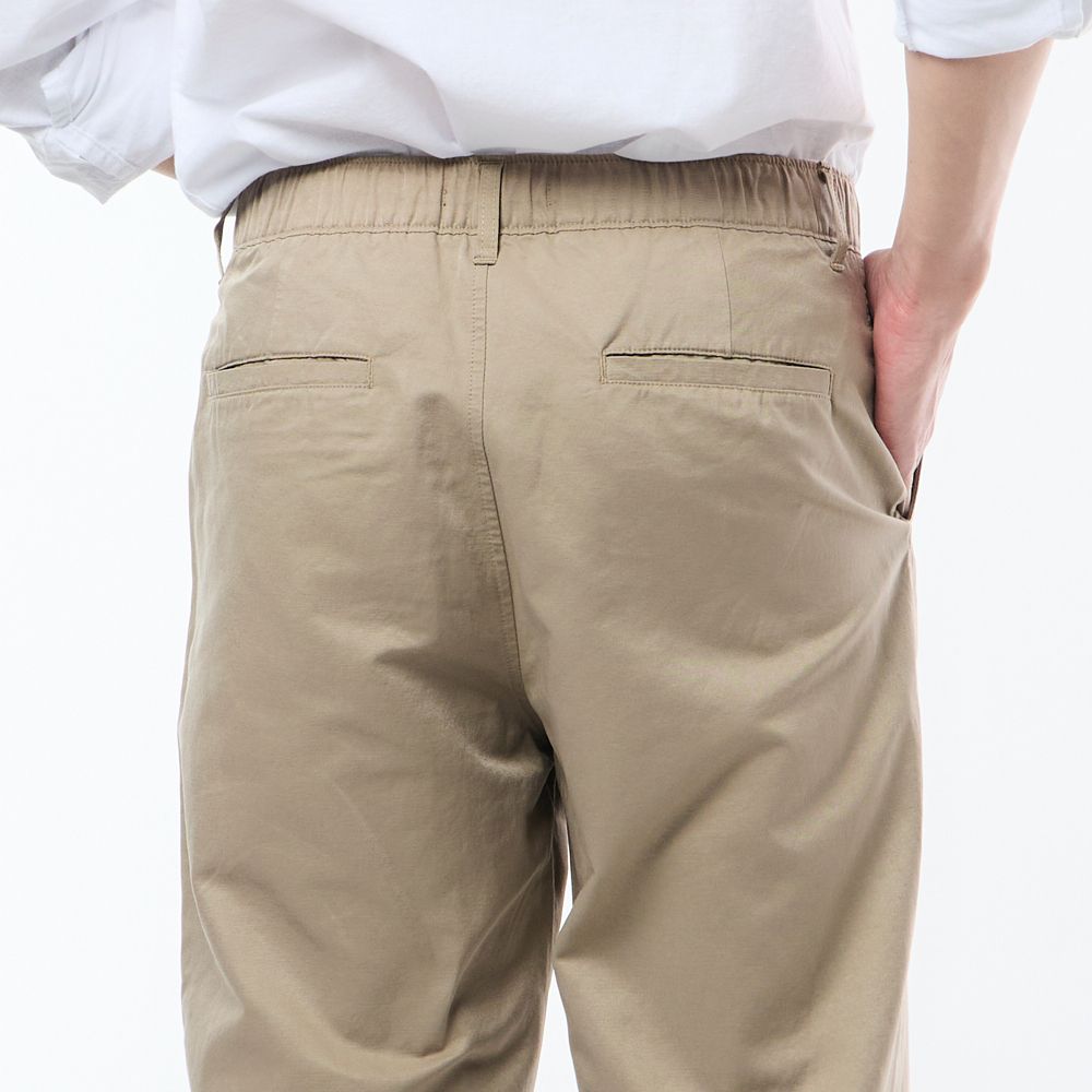 MESTYLE กางเกงขายาวมินิมอล สีกากี ไซซ์ 38