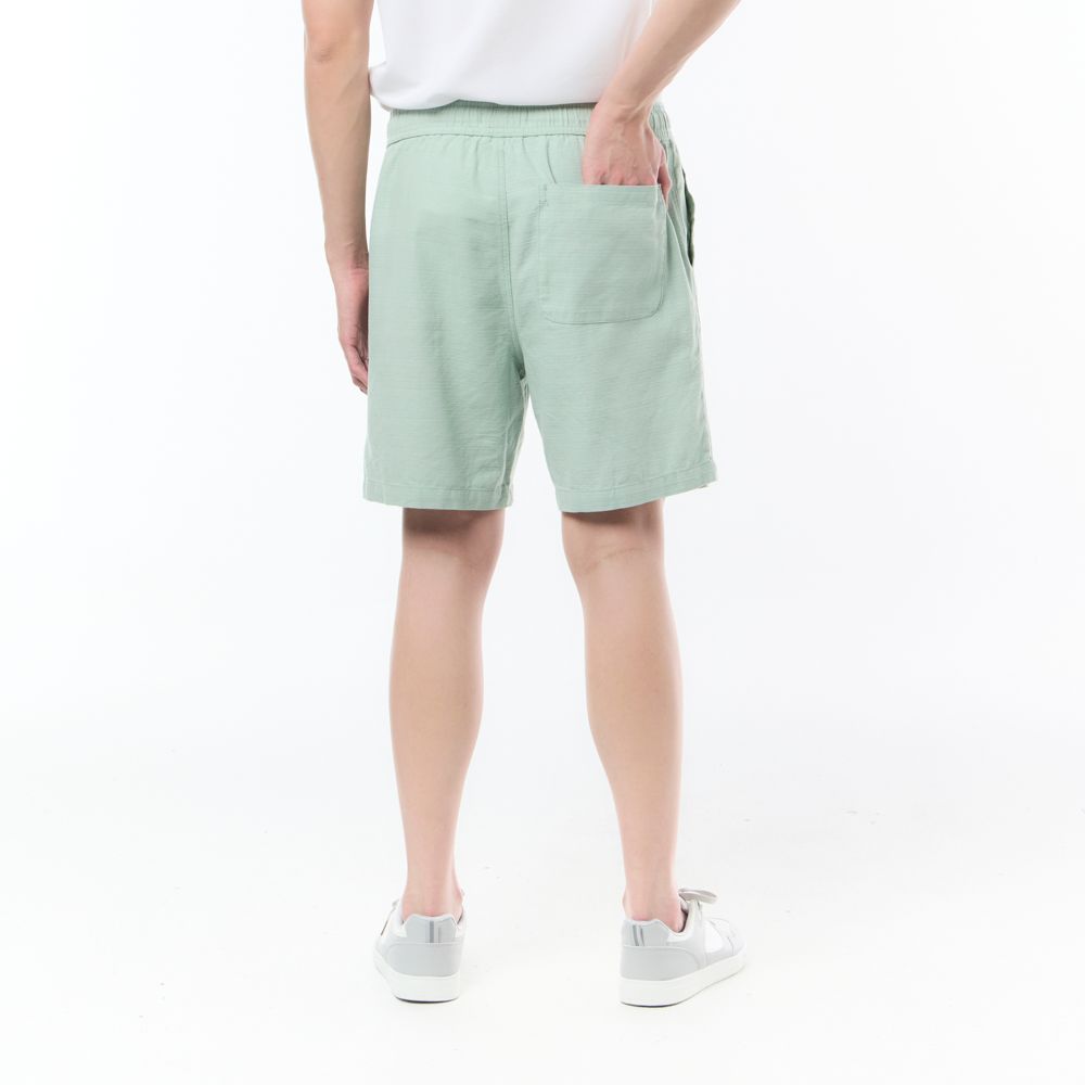 MESTYLE กางเกงขาสั้นมินิมอล สีเขียว ไซซ์ 30