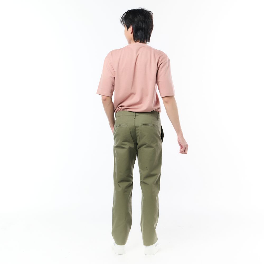 MESTYLE CLASSIC CHINO PANTS OLIVE GREEN SIZE 36