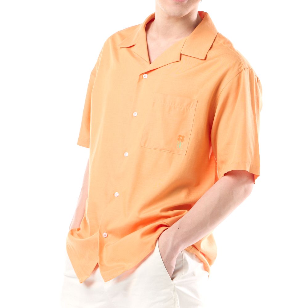 MESTYLE SHORTS SLEEVES SHIRT ORANGE SIZE M