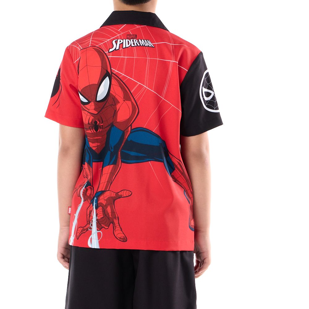 MESTYLE DISNEY เซ็ทไหมอิตาลีSPIDERMAN สีแดง ไซส์9