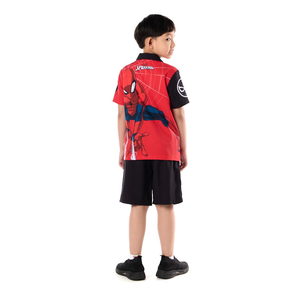 MESTYLE DISNEY เซ็ทไหมอิตาลีSPIDERMAN สีแดง ไซส์9