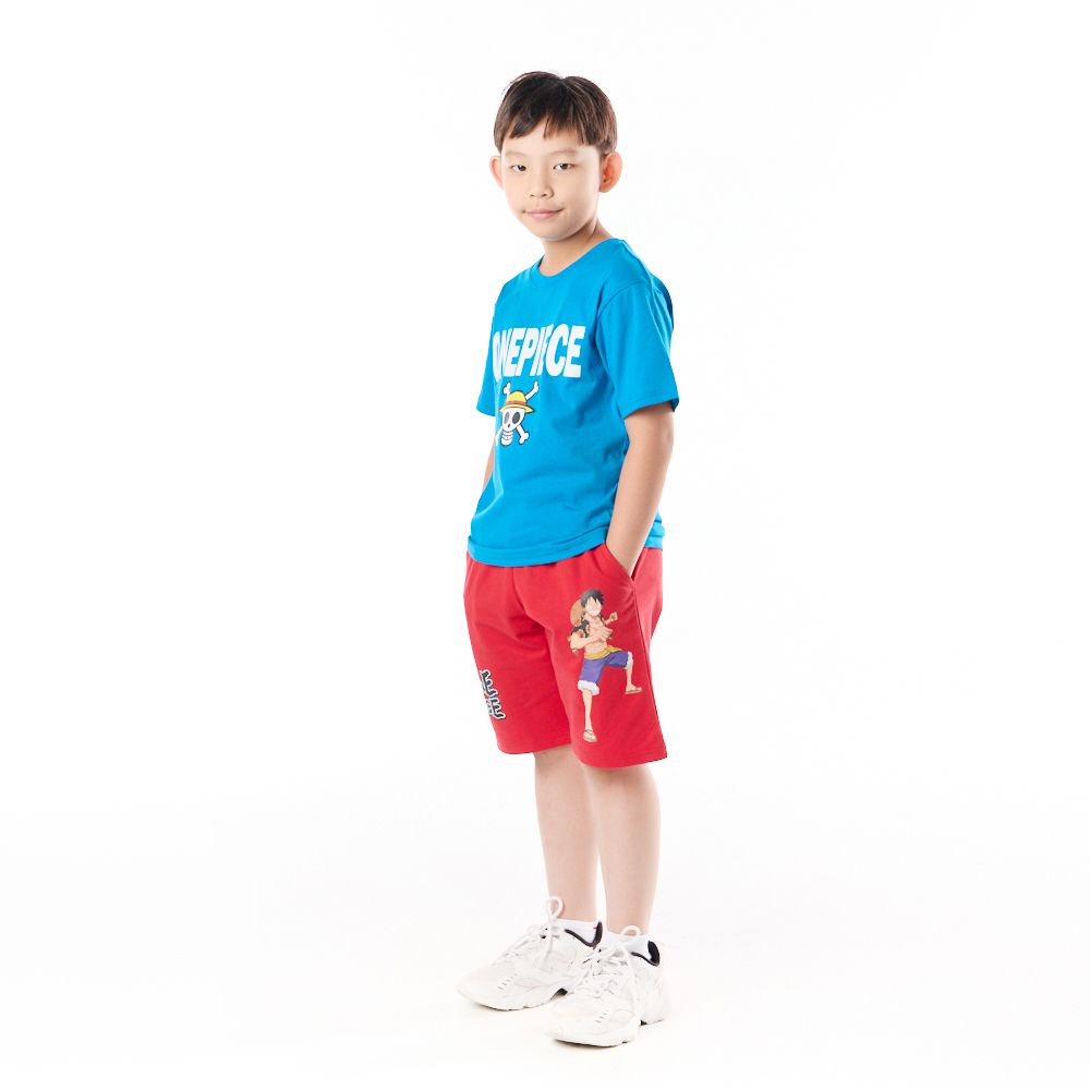 CHARACTER เสื้อแขนสั้น ONE PIECE สีฟ้า ไซส์ 9