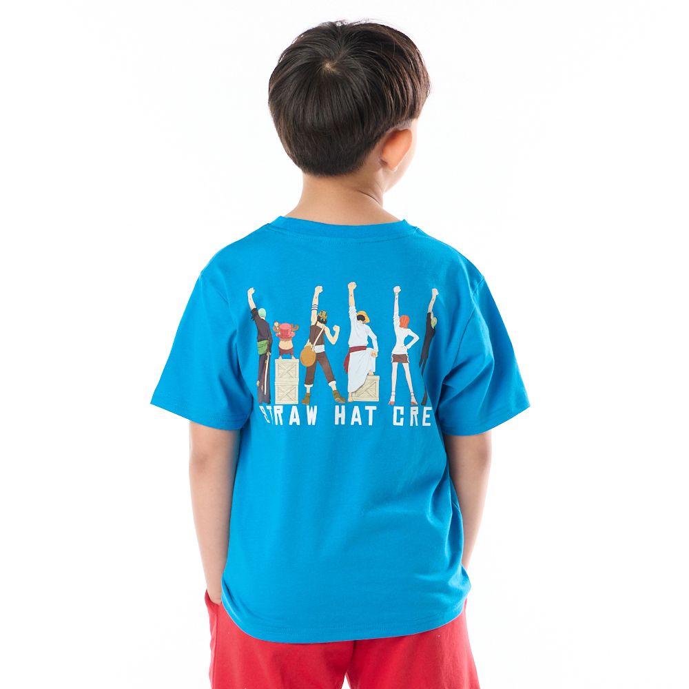 CHARACTER เสื้อแขนสั้น ONE PIECE สีฟ้า ไซส์ 9