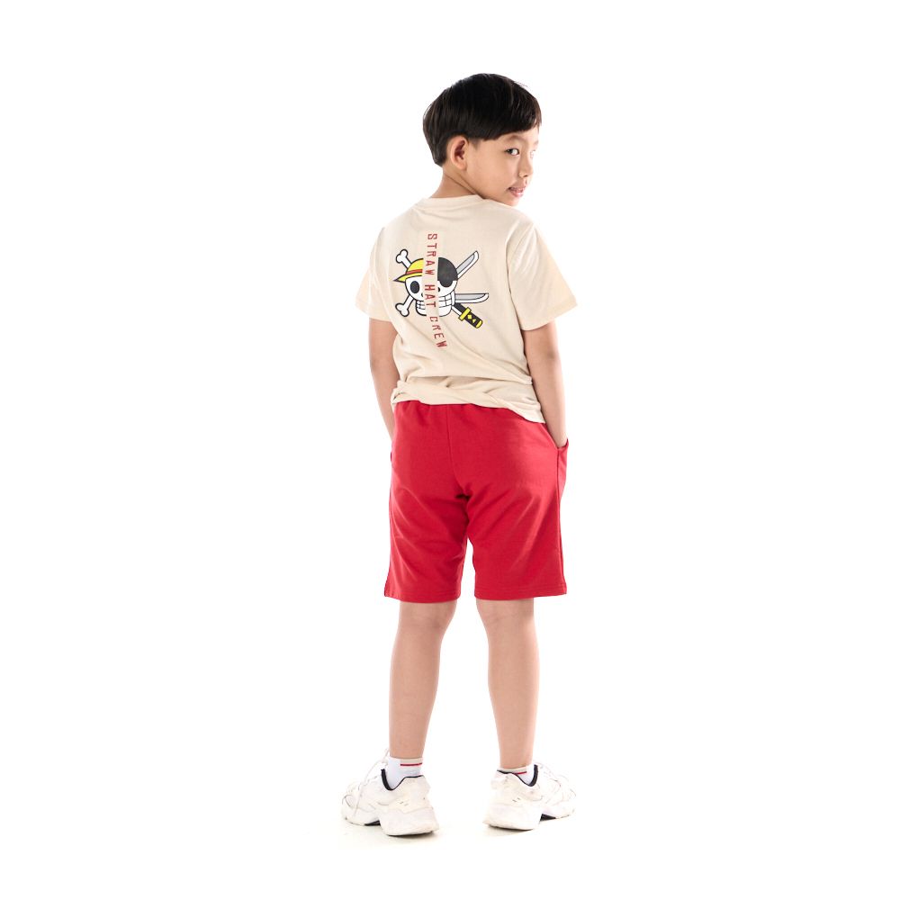 CHARACTER เสื้อแขนสั้น ONE PIECE สีเบจ ไซส์ 7