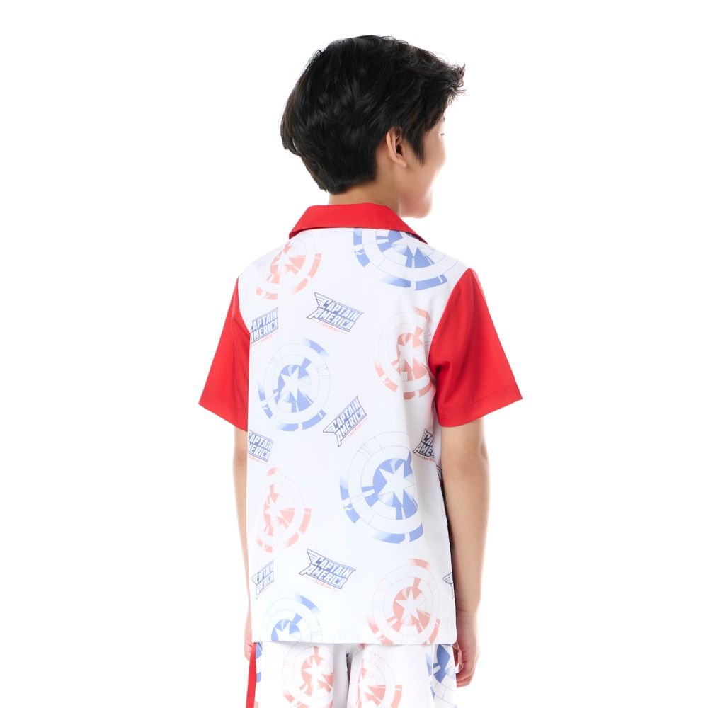 MESTYLE DISNEY ชุดเซ็ทไหมอิตาลี CAPTAIN สีขาว ไซส์ 9