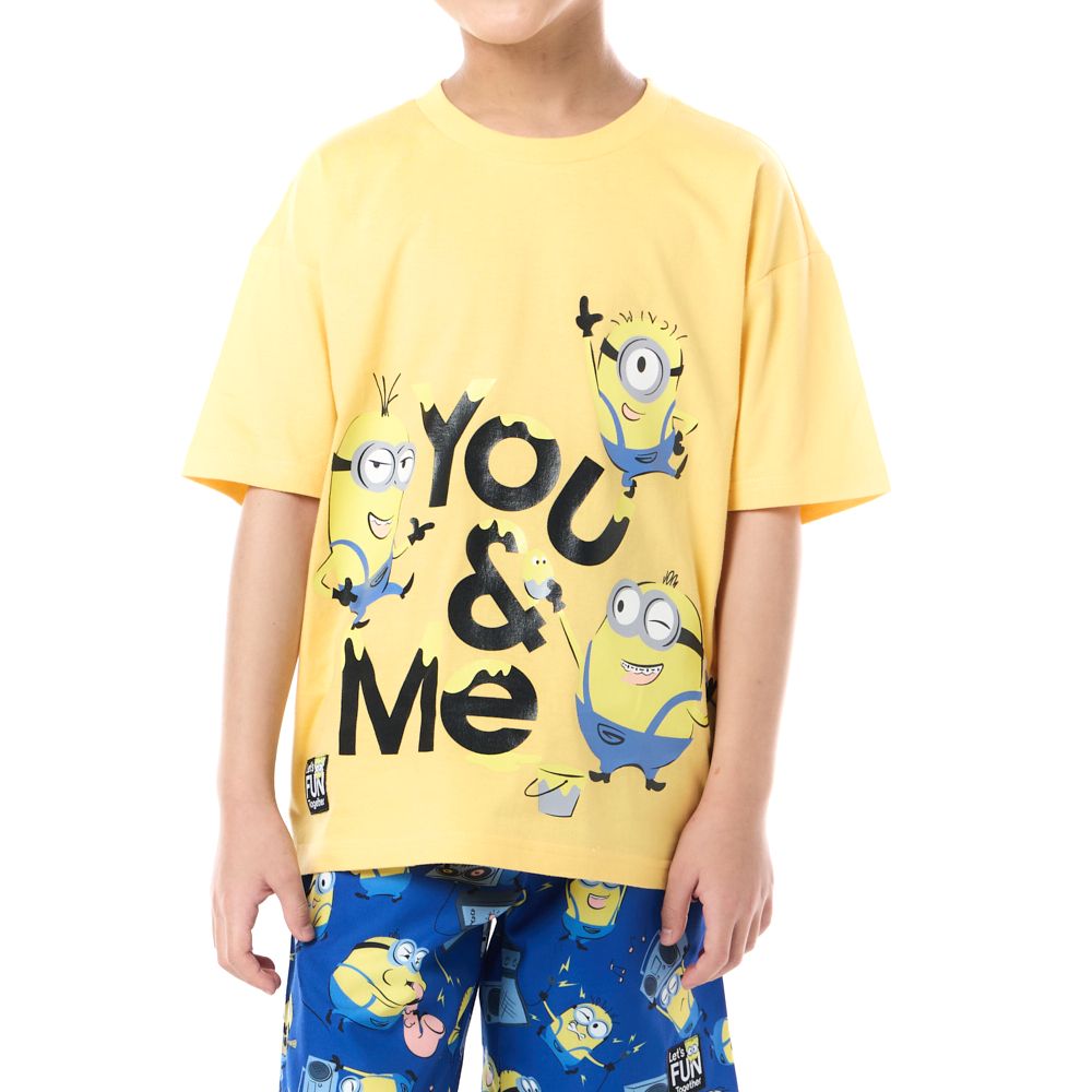 MESTYLE UNIVERSAL T-SHIRT PRINT MINIONS YELLOW SIZE 7
