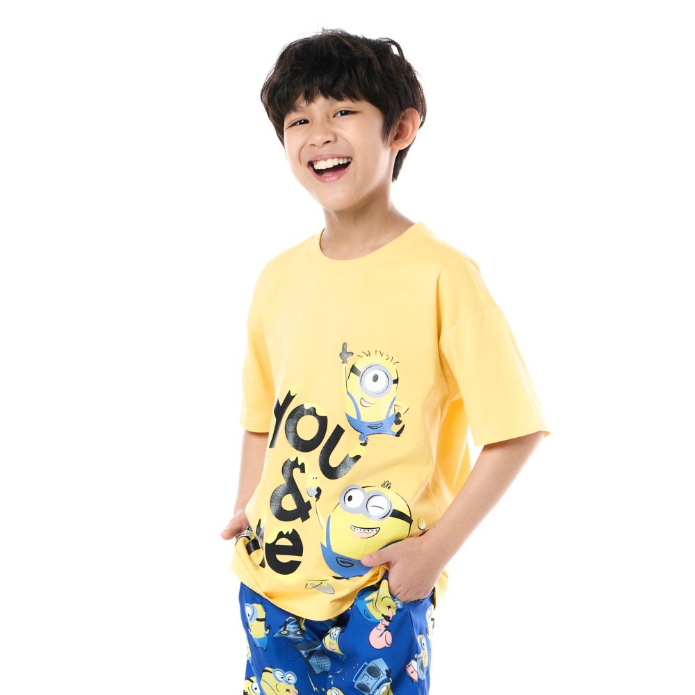 MESTYLE UNIVERSAL T-SHIRT PRINT MINIONS YELLOW SIZE 7