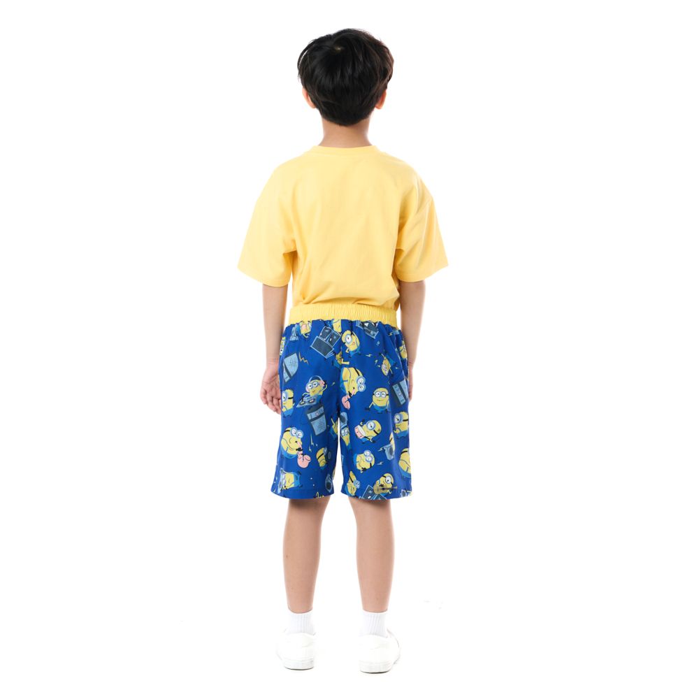 MESTYLE UNIVERSAL TASLAN PRINT MINIONS BLUE SIZE 5