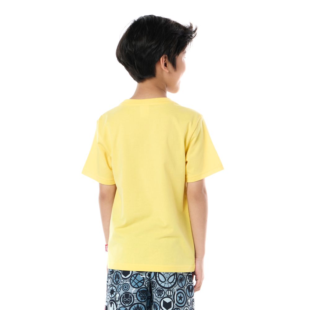 CHARACTER เสื้อแขนสั้น MARVEL สีเหลือง ไซส์ 7