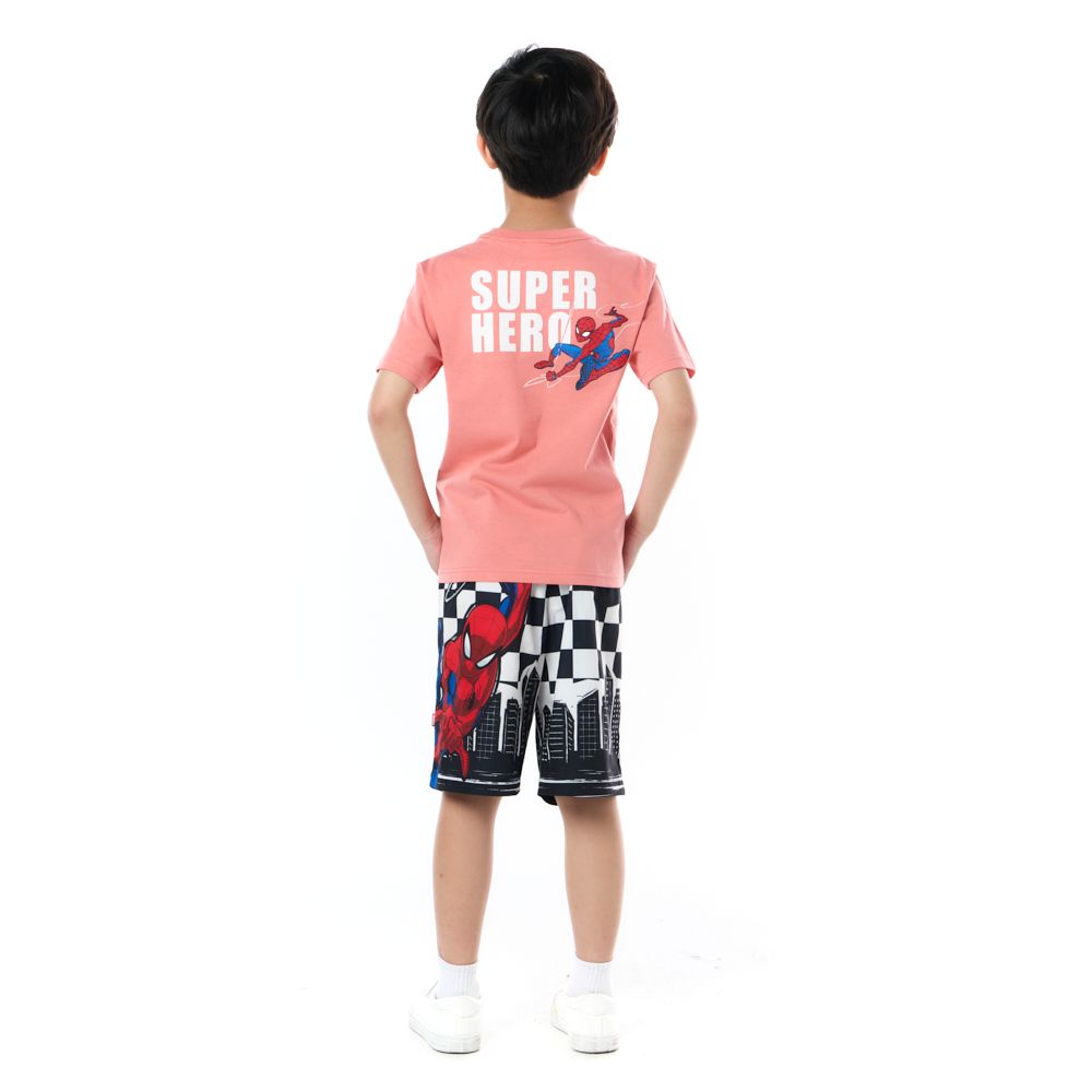 CHARACTER T-SHIRT PRINT SPIDERMAN RED SIZE 12