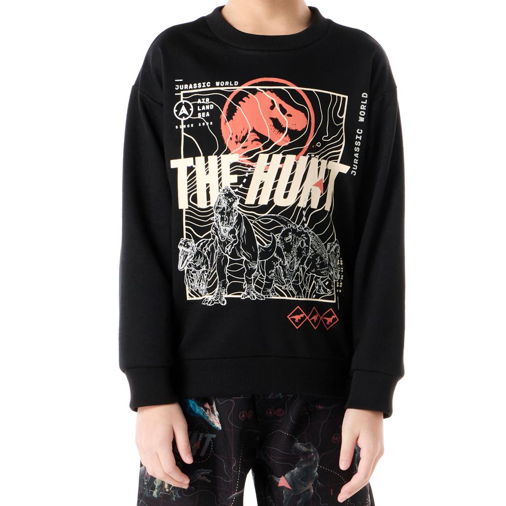MESTYLE UNIVERSAL เสื้อแขนยาว JURASSIC สีดำ ไซส์ 5