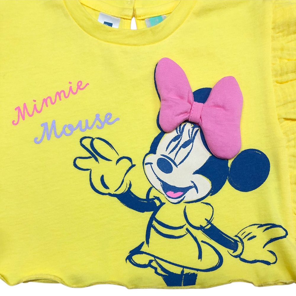 MESTYLE DISNEY T-SHIRT MINNIE SEA U SOON YELLOW SIZE 12-18