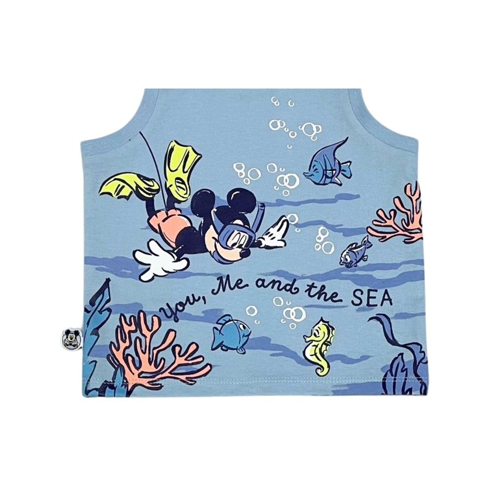 MESTYLE DISNEY TANK TOP MICKEY SEA U SOON BLUE SIZE 3-6