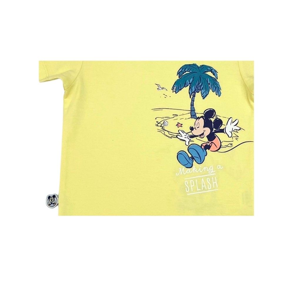 MESTYLE DISNEY เสื้อยืดมิคกี้ SEA U SOON สีเหลือง ไซส์ 9-12