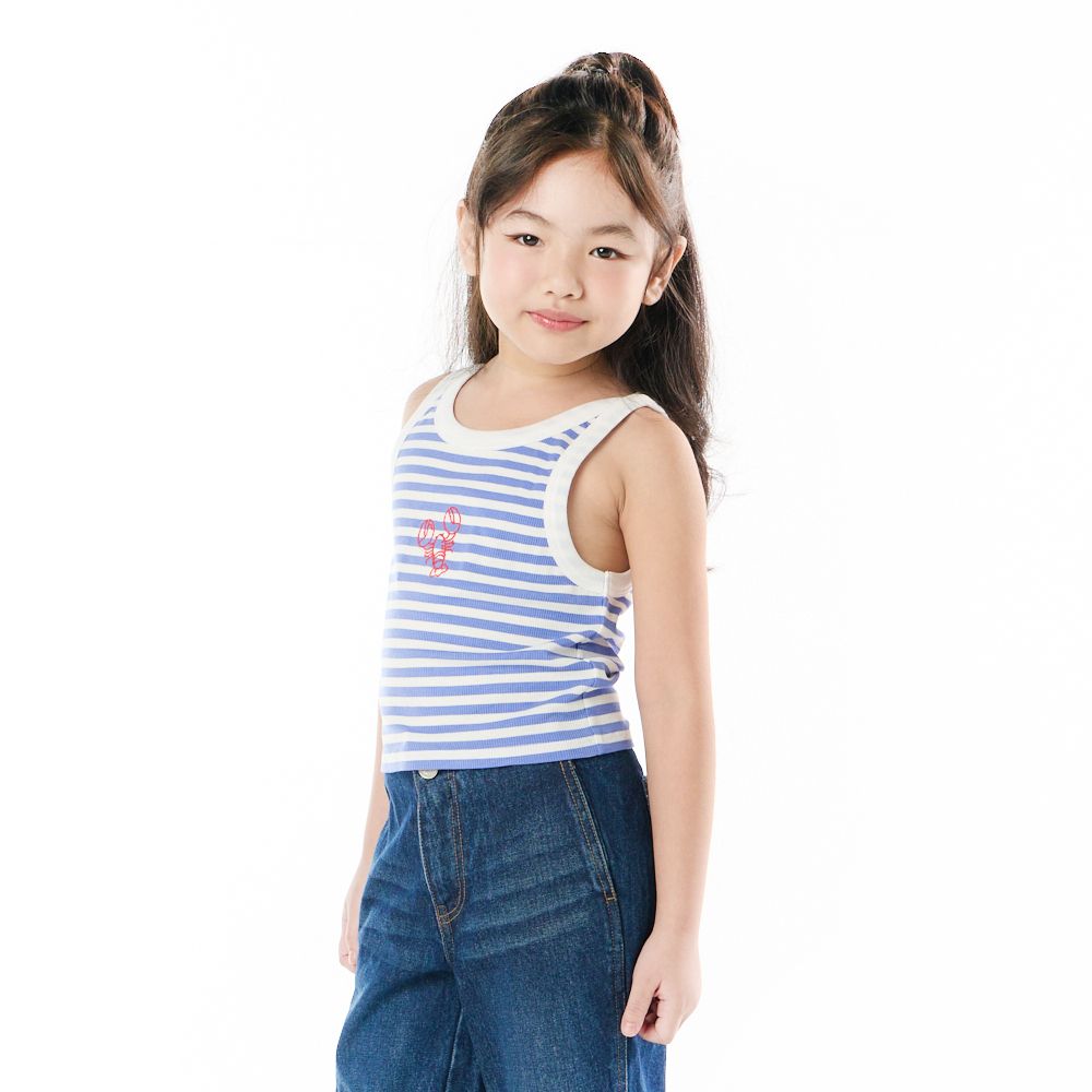 MESTYLE STRIPE TANK TOP SAILING STORY BLUE SIZE 7