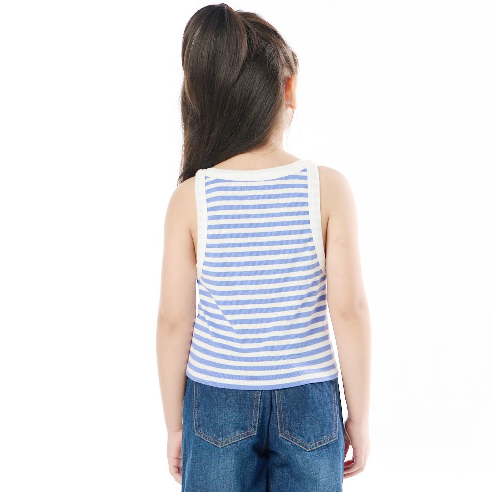 MESTYLE STRIPE TANK TOP SAILING STORY BLUE SIZE 7