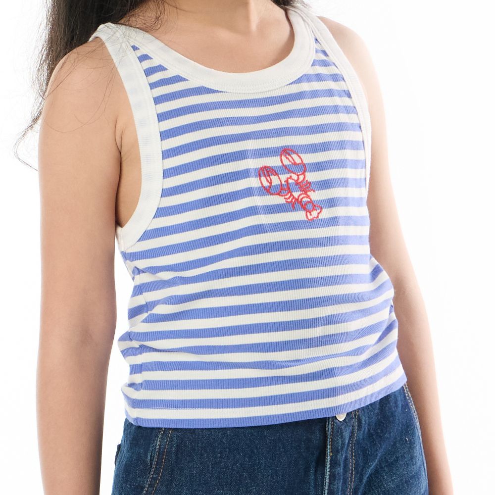 MESTYLE STRIPE TANK TOP SAILING STORY BLUE SIZE 7