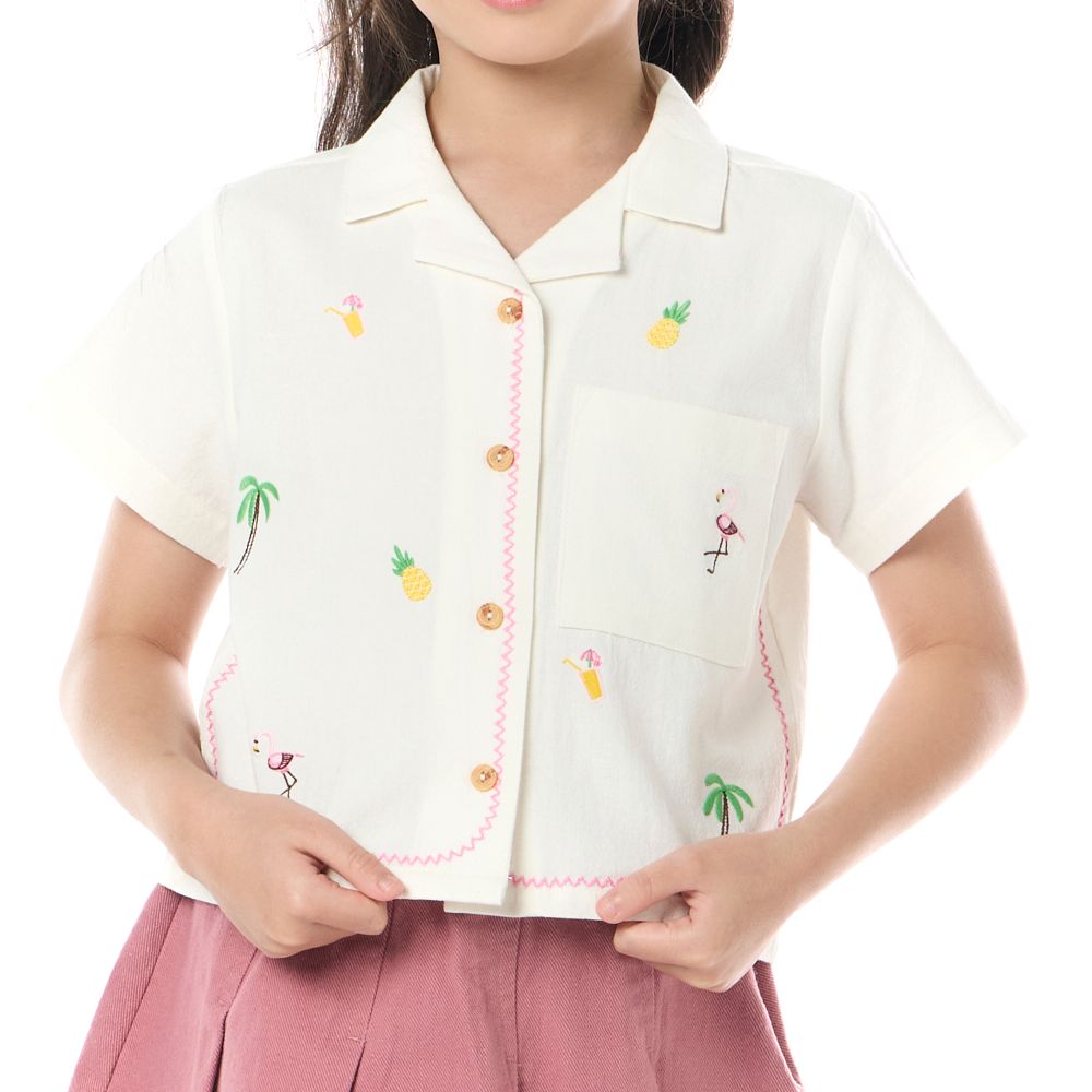 MESTYLE RESORT SHIRT VACAY BEIGE SIZE 5