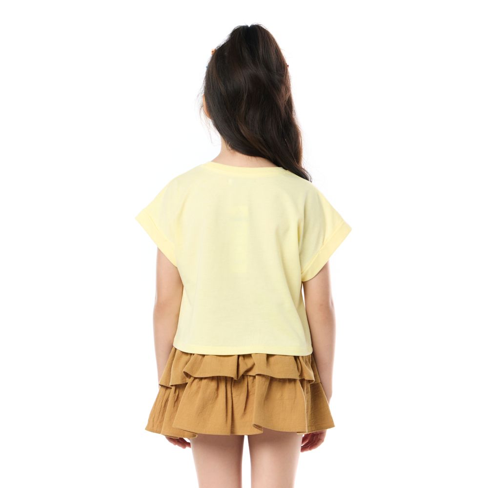 MESTYLE เสื้อยืด VACAY สีเหลือง ไซส์ 9