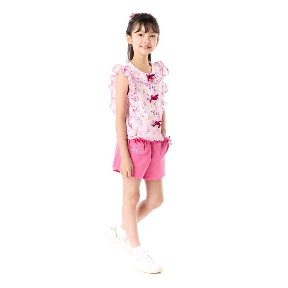 MESTYLE เสื้อพิมพ์ลายดอก สีชมพู ไซส์ 5