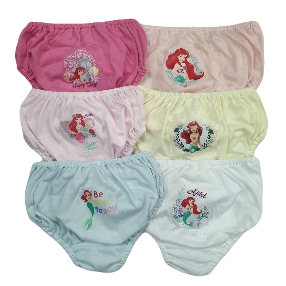 DISNEY GIRL UNDERWEAR ARIEL (ASSORTED)