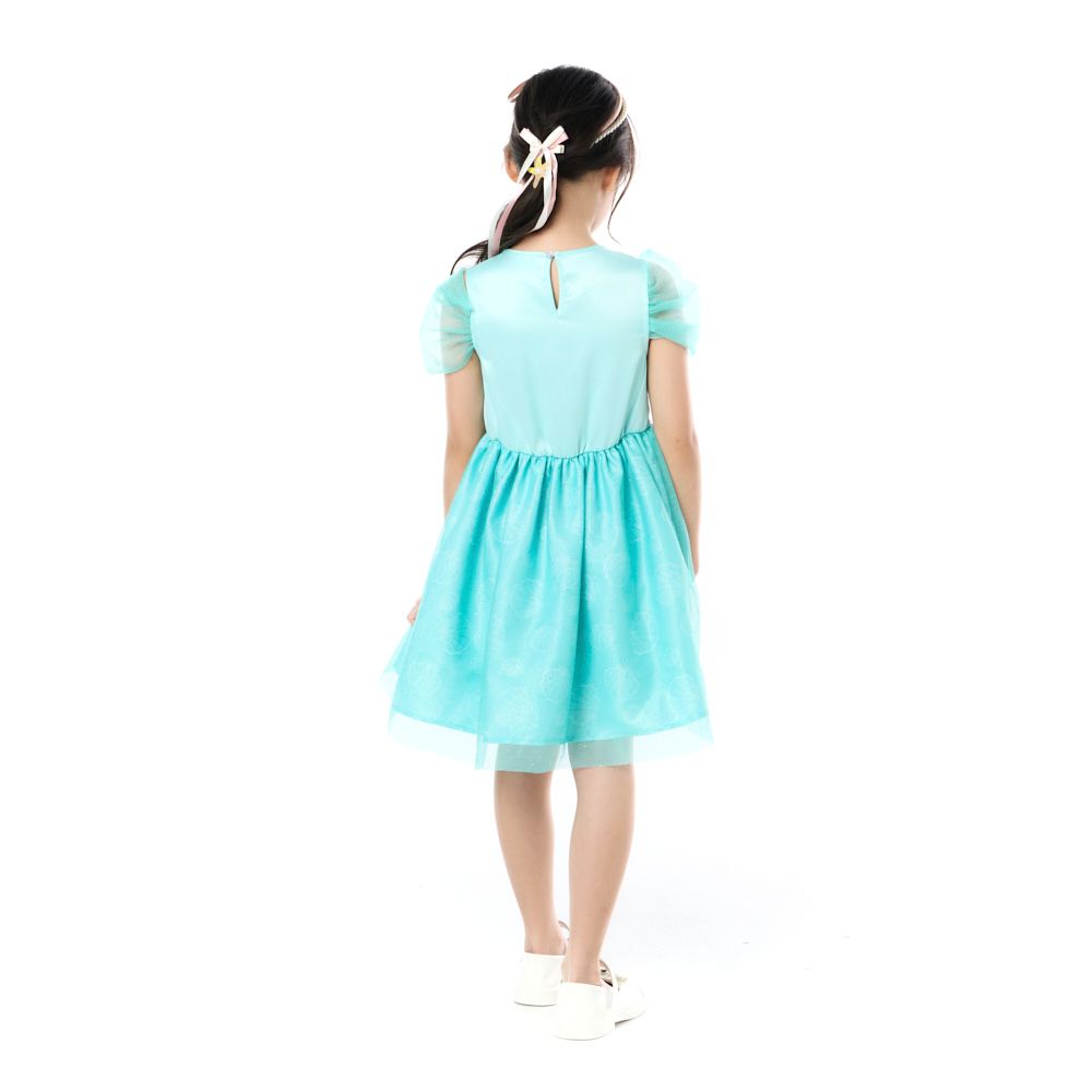DISNEY WOVEN DRESS ARIEL GREEN SIZE 5