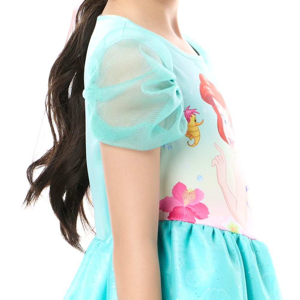 DISNEY WOVEN DRESS ARIEL GREEN SIZE 5