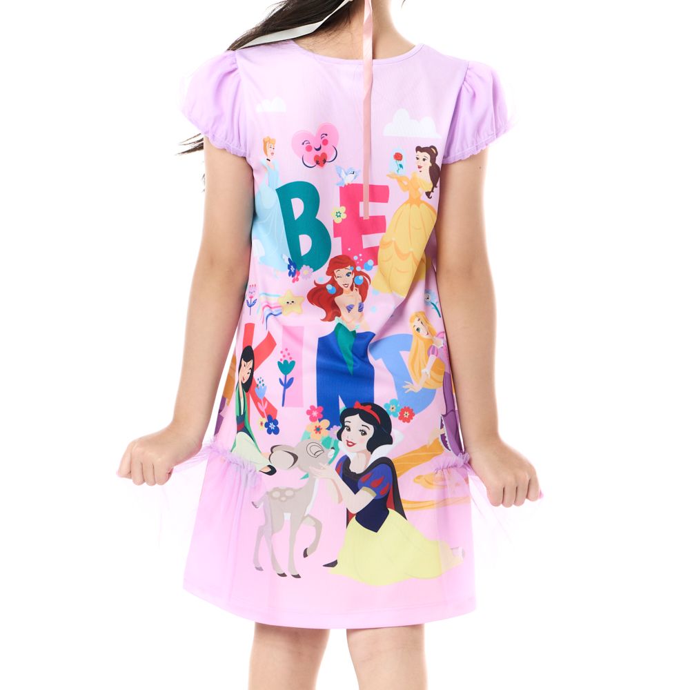 DISNEY ชุดกระโปรงผ้ายืดเจ้าหญิง สีม่วง ไซส์ 9