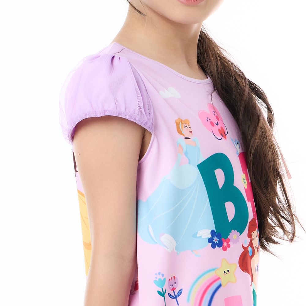 DISNEY ชุดกระโปรงผ้ายืดเจ้าหญิง สีม่วง ไซส์ 9