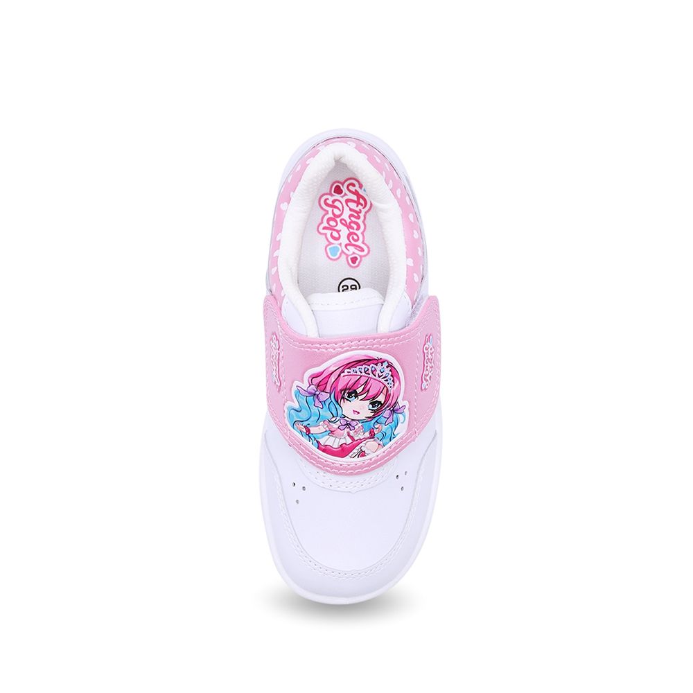 BABY POP รองเท้าพละเด็กหญิงสีขาว ไซซ์ 30