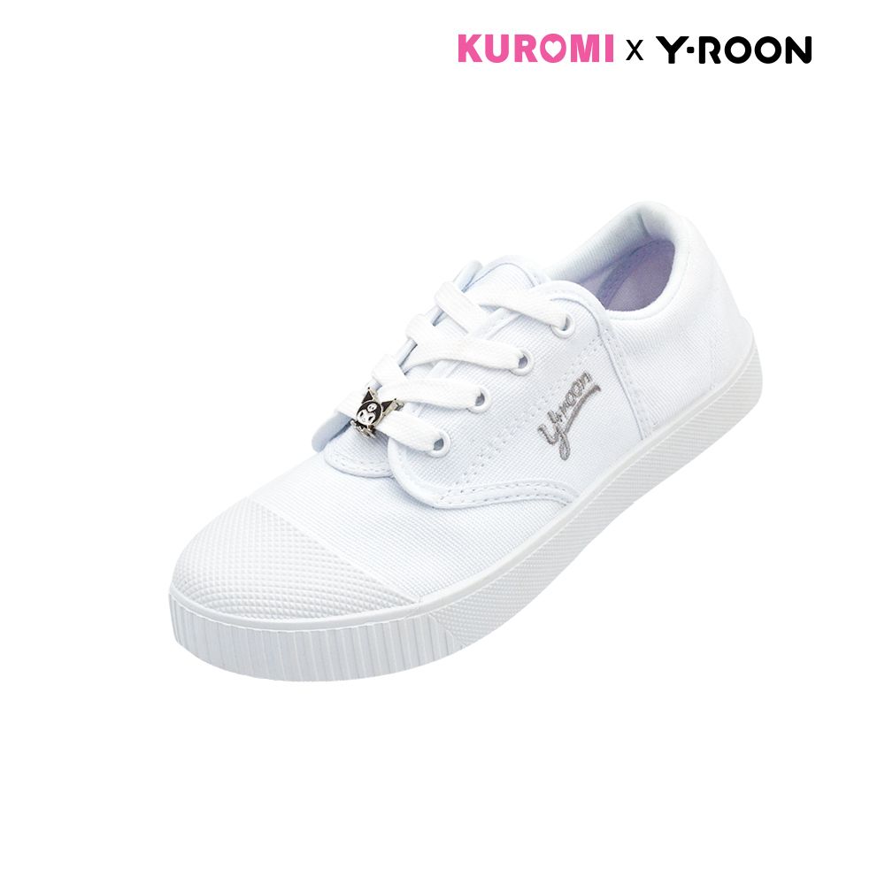 Y-ROON รองเท้าผ้าใบหญิง KUROMI สีขาว ไซซ์ 39