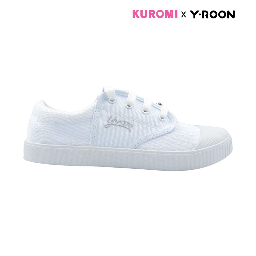Y-ROON รองเท้าผ้าใบหญิง KUROMI สีขาว ไซซ์ 39