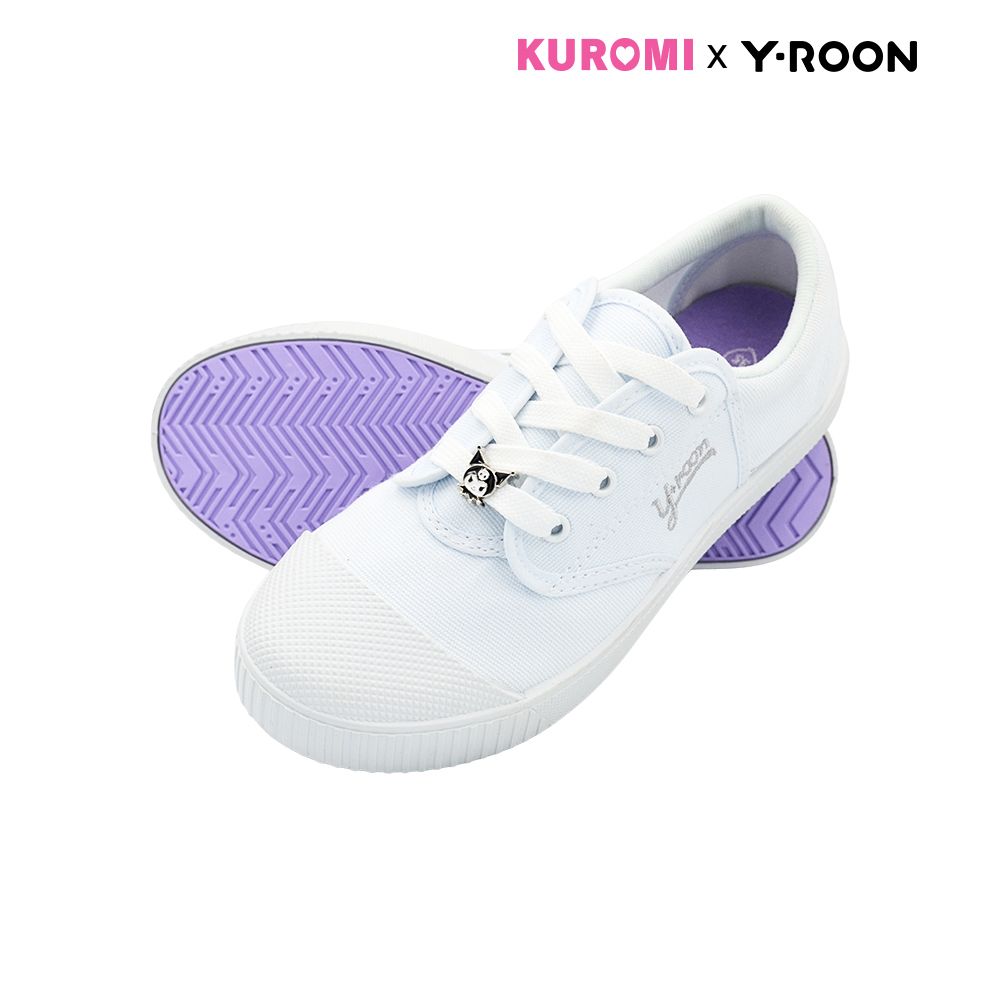 Y-ROON รองเท้าผ้าใบหญิง KUROMI สีขาว ไซซ์ 40