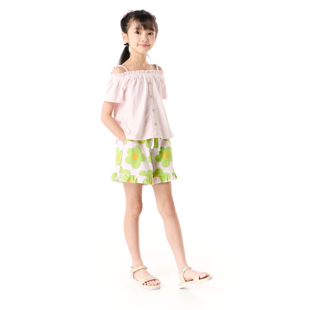 MESTYLE OFF SHOULDER T-SHIRT PINK SIZE 5