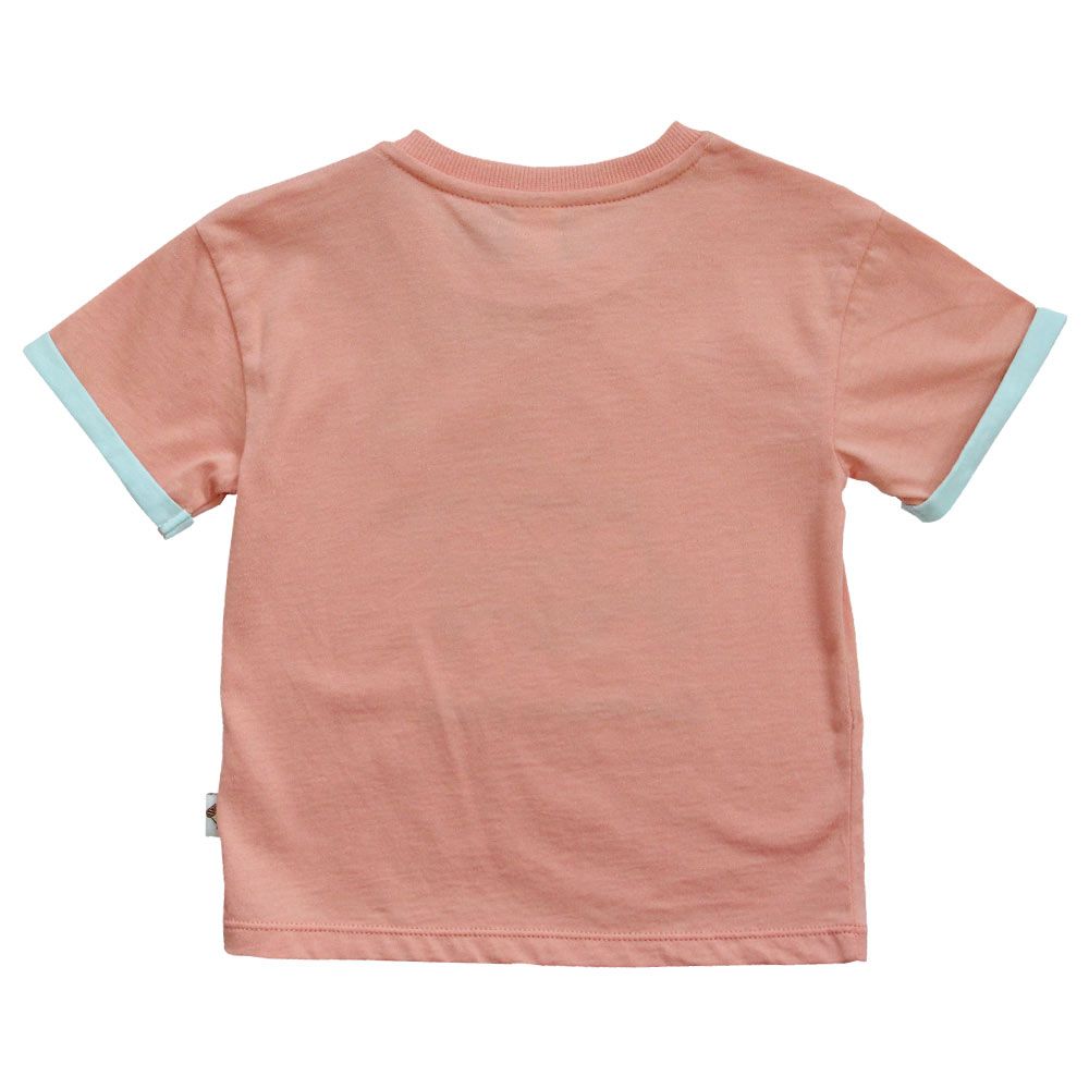 MESTYLE T-SHIRT HAPPY TRUCK ANTIBAC ORANGE SIZE 9-12