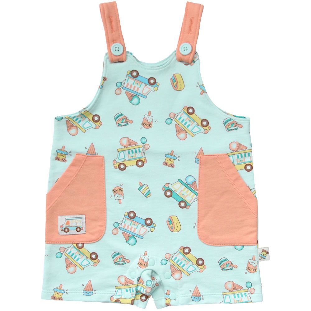 MESTYLE เอี๊ยม HAPPY ANTIBAC สีเขียว ไซส์ 6-9