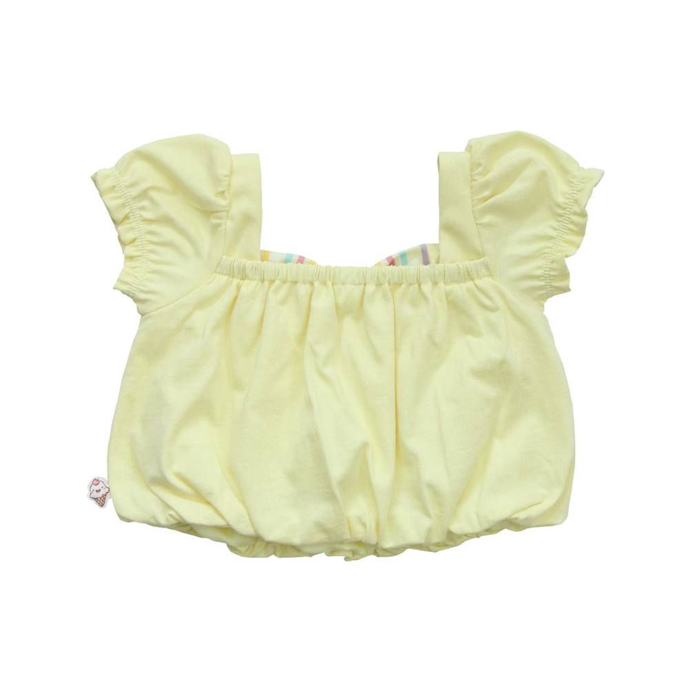 MESTYLE T-SHIRT SWEET ICE CREAM ANTIBAC YELLOW SIZE 3-6