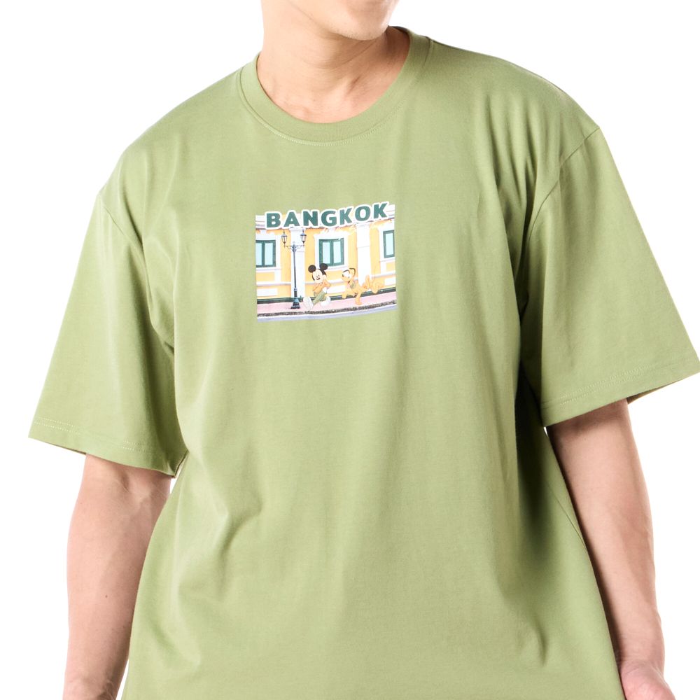 MESTYLE DISNEY เสื้อยืดมิกกี้ สีเขียว ไซซ์ M