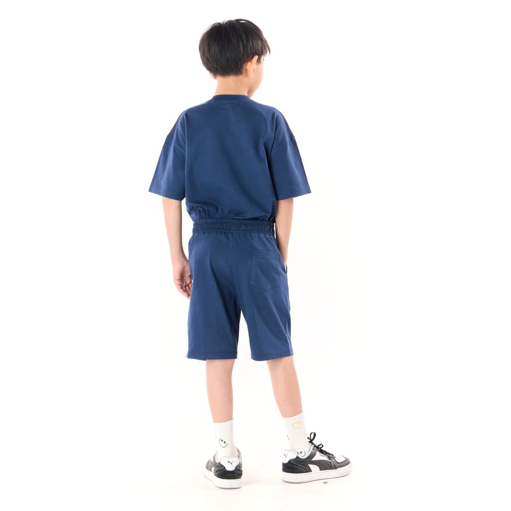 MESTYLE KNIT SET PRINT NAVY SIZE 5