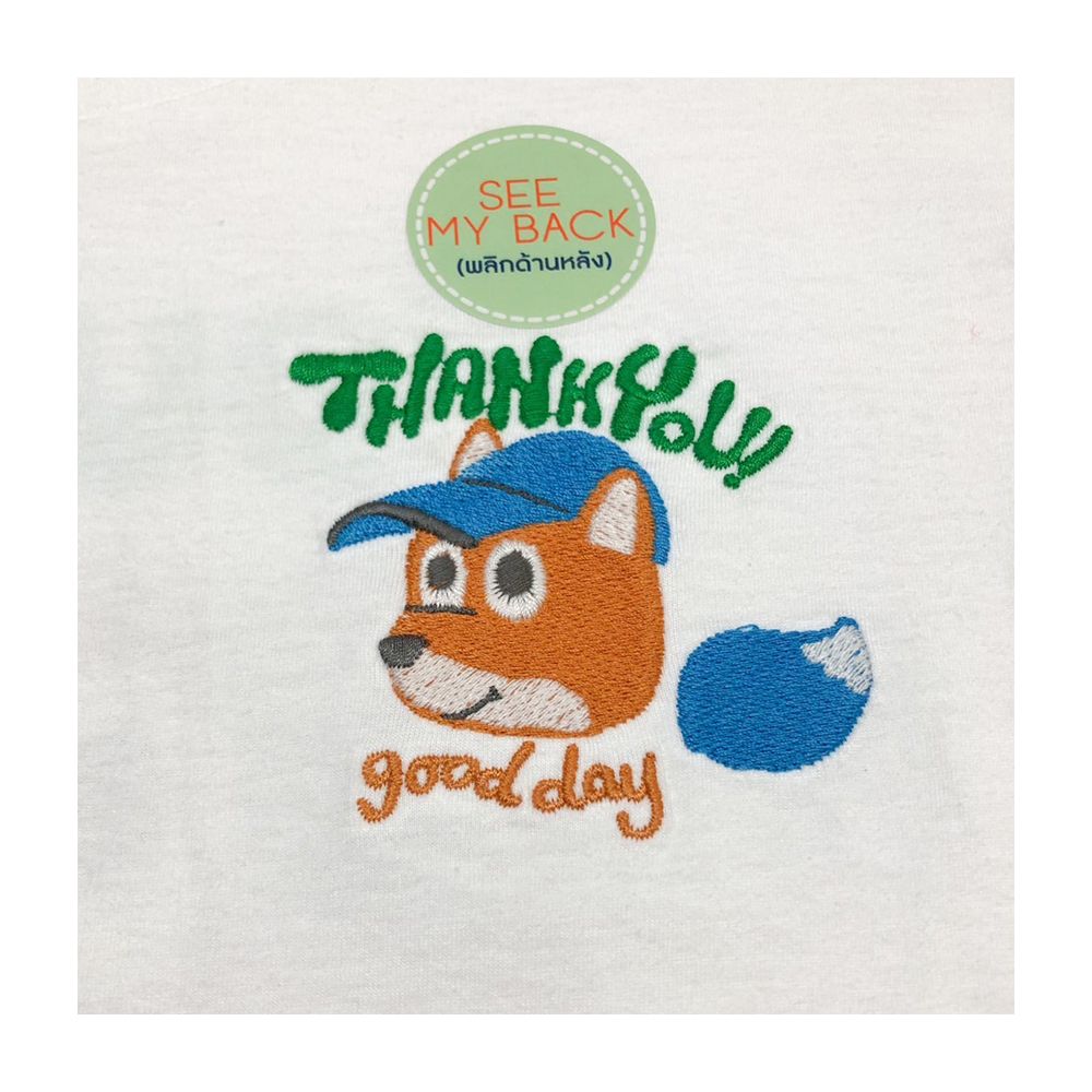MESTYLE T-SHIRT WITH PRINTED PLAYFUL OFF WHITE SIZE 4