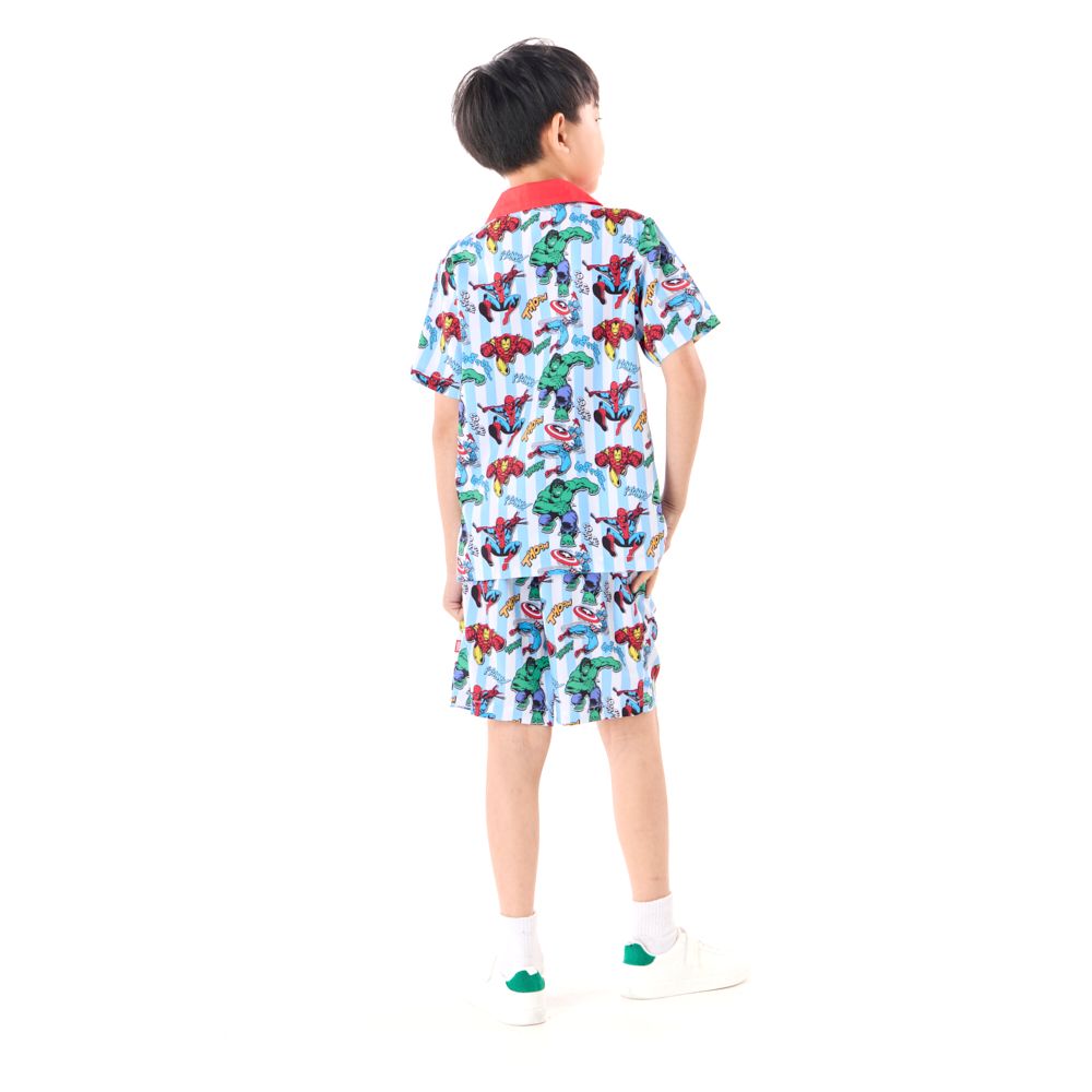 MESTYLE DISNEY SILK SET MARVEL BLUE SIZE 7